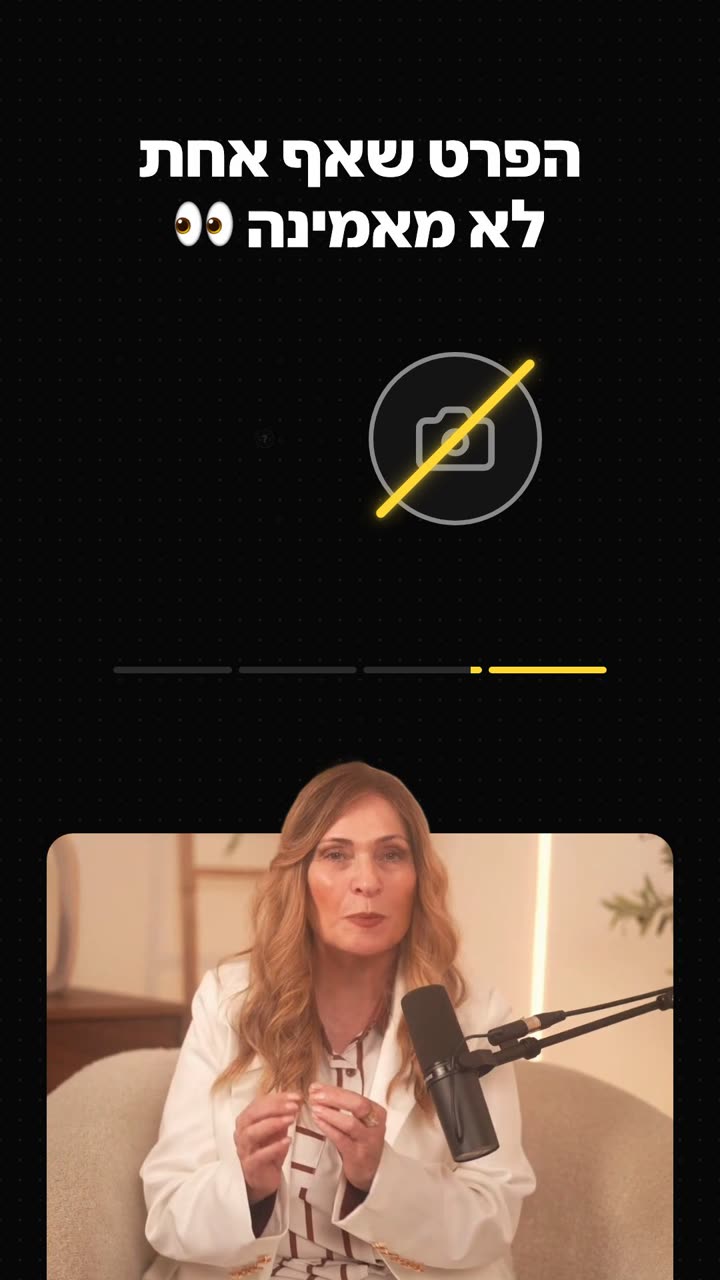 אחרי העריכה: כותרת, אייקון מונפש וכתוביות